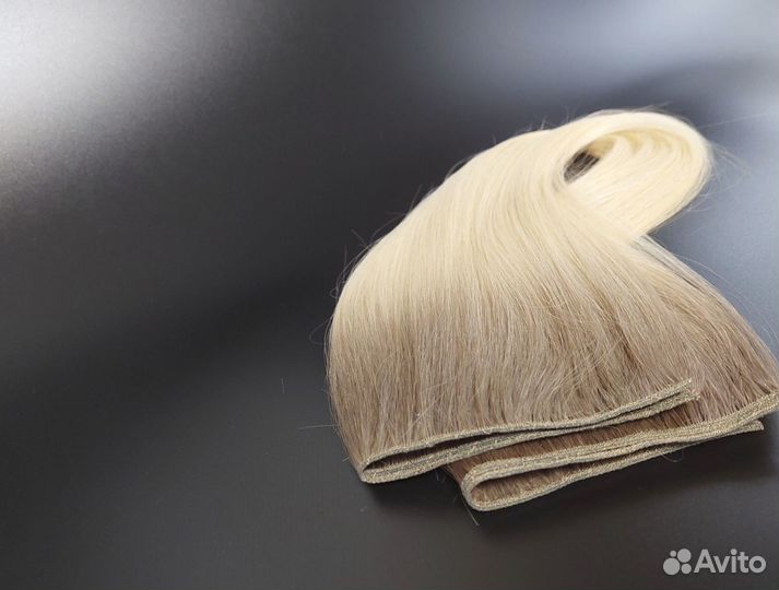 Славянские волосы для наращивания на трессе