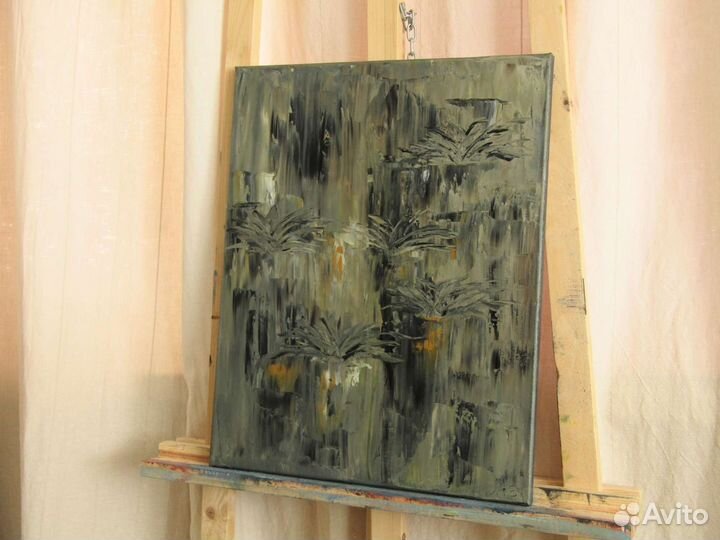 Танцующий папоротник, картина для интерьера