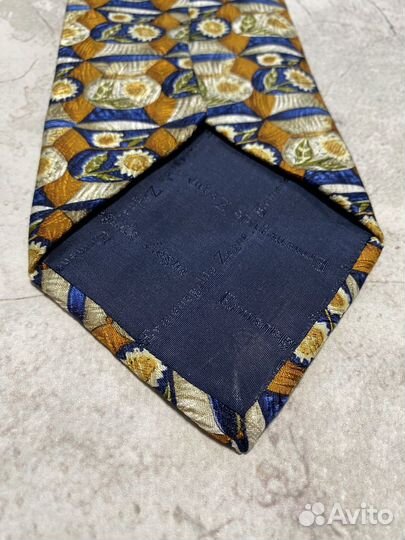Ermenegildo zegna monogram tie галстук шелк
