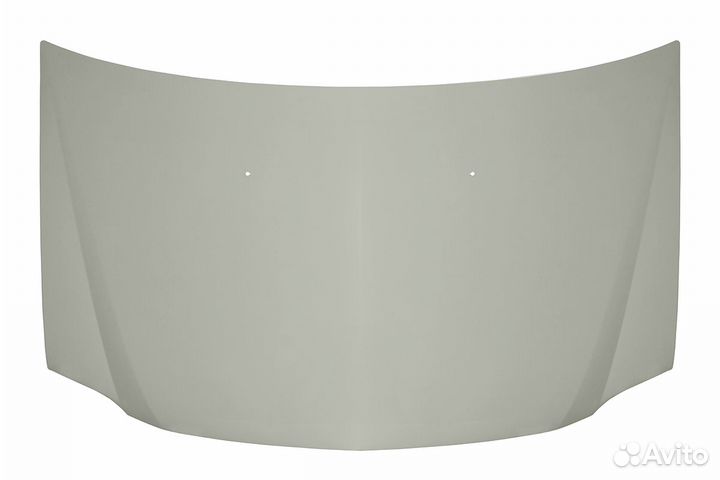 Капот Рено Логан 09-14 цвет D69 серая платина