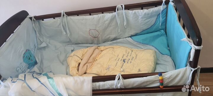 Детская кроватка приставная
