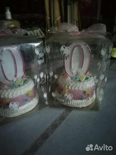 Свечи с цифрами на день рождения