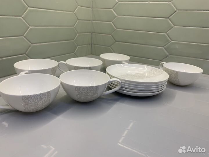 Чайный фарфоровый сервиз Akky