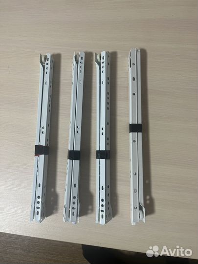 Направляющие для ящиков 4 комплекта 350мм