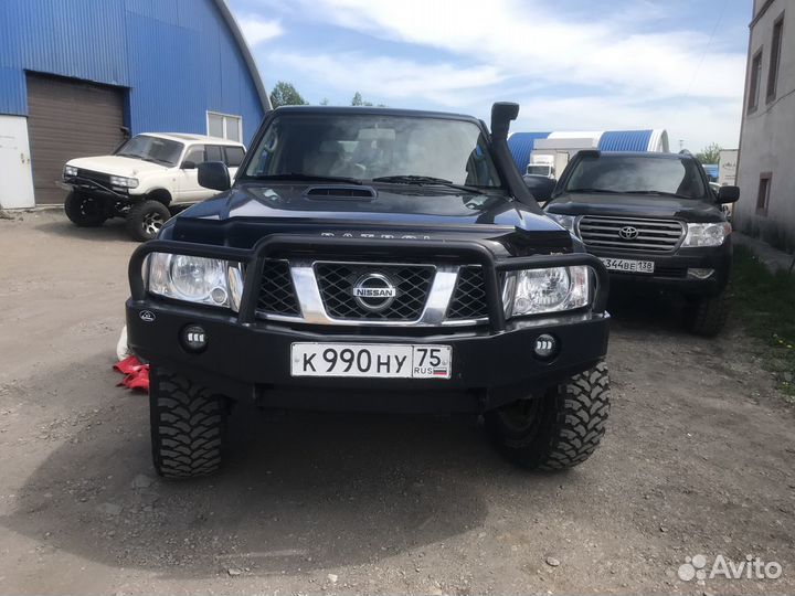 Силовой бампер передний Nissan Patrol/Safari Y61