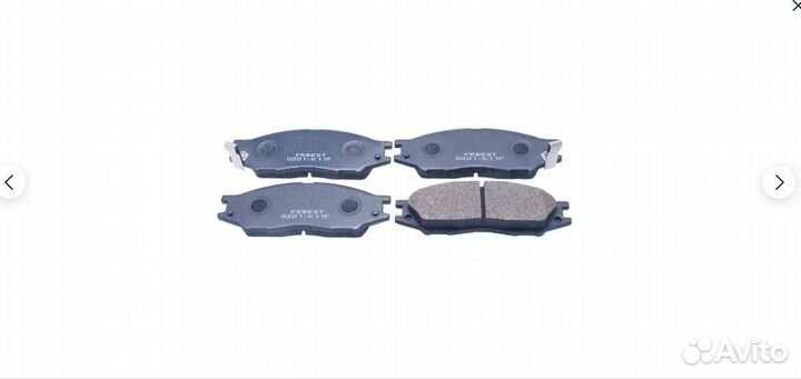 Колодки тормозные Almera Classic (B10) 06