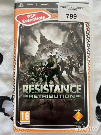 Игра для приставки psp