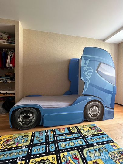 Детская кровать-грузовик Скания