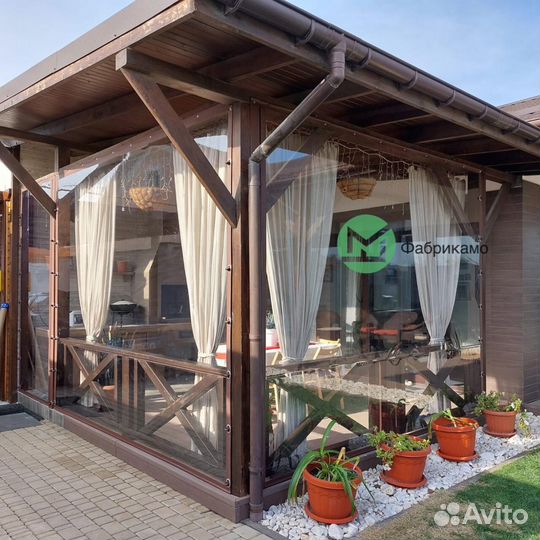 Мягкие окна на веранду от производителя арт 317