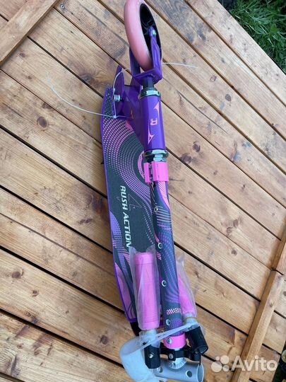 Самокат K-145A Purple-pink rush action