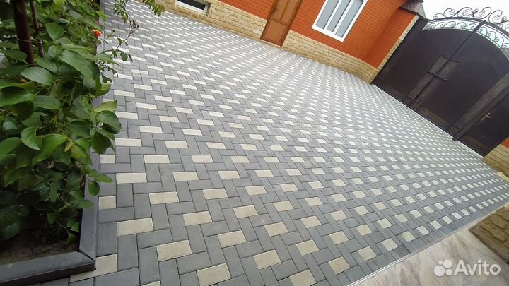 Брусчатка тротуарная бу