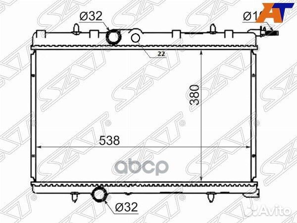 Радиатор Citroen C4 04-11 / Xsara 97-06 / Peugeot