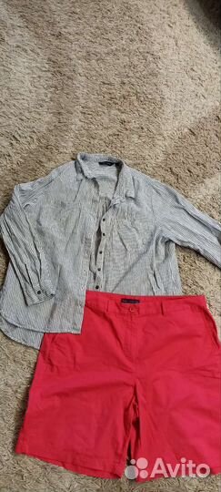 Шорты и рубашка хлопок р.48-50