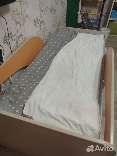 Детская кровать с матрасом ортопедическим