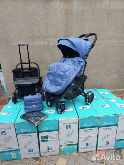 Коляска babalo future 2023 (на чёрном Джинса)