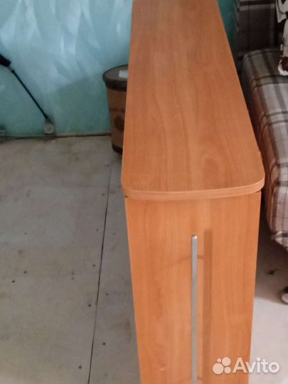 Тумба с конструктор выдвижным столиком с полками