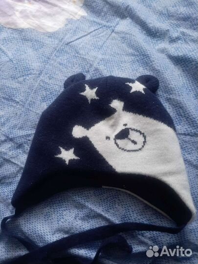Шапка для мальчика демисезонная 50