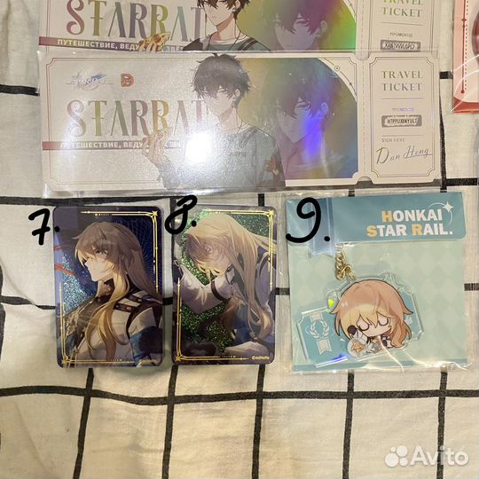 Официальный мерч honkai star rail