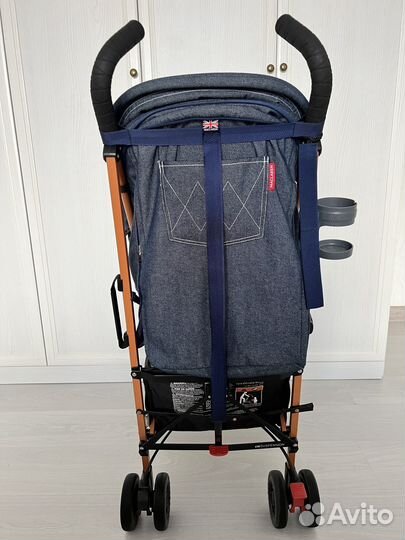 Коляска трость maclaren quest denim