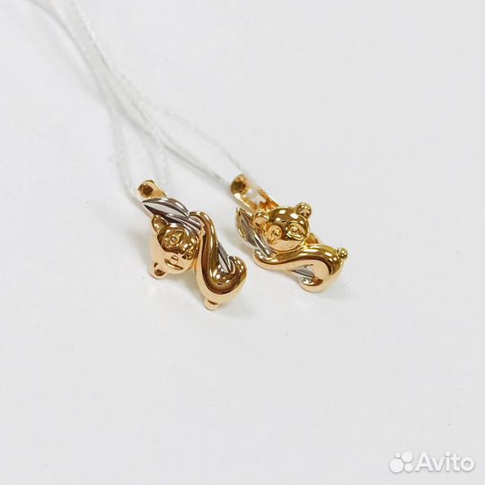 Золотые серьги