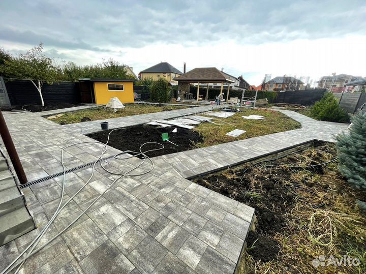 Брусчатка тротуарная плитка от завода