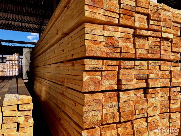 Брус обрезной 200х200х6000мм с доставкой