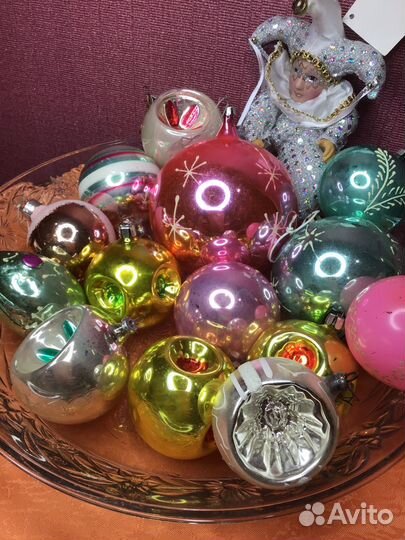 Елочные игрушки СССР советские