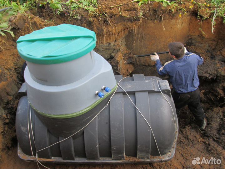Септик Малахит 4 канализационный