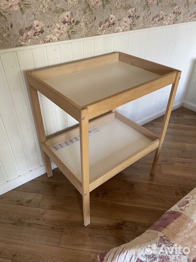 Пеленальный столик IKEA сниглар, бук, почти новый