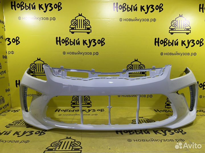 Бампер передний Kia Rio 4 17-20 белый