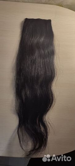 Хвост из натуральных волос