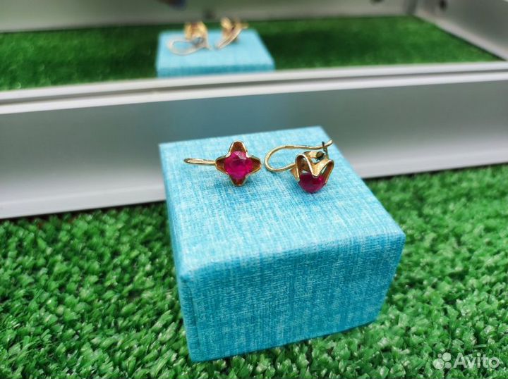 Серьги 583 пробы