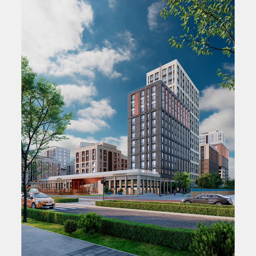 1-к. квартира, 46,9 м², 4/12 эт.