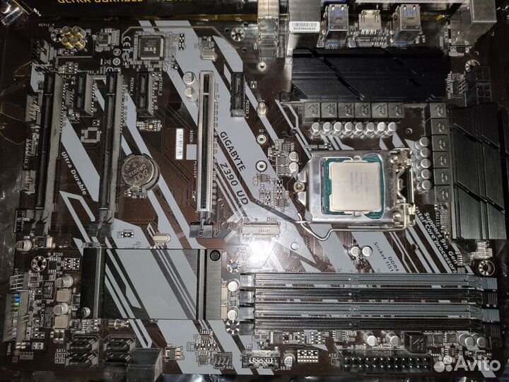 Материнская плата gigabyte z390 ud + i5 9600k