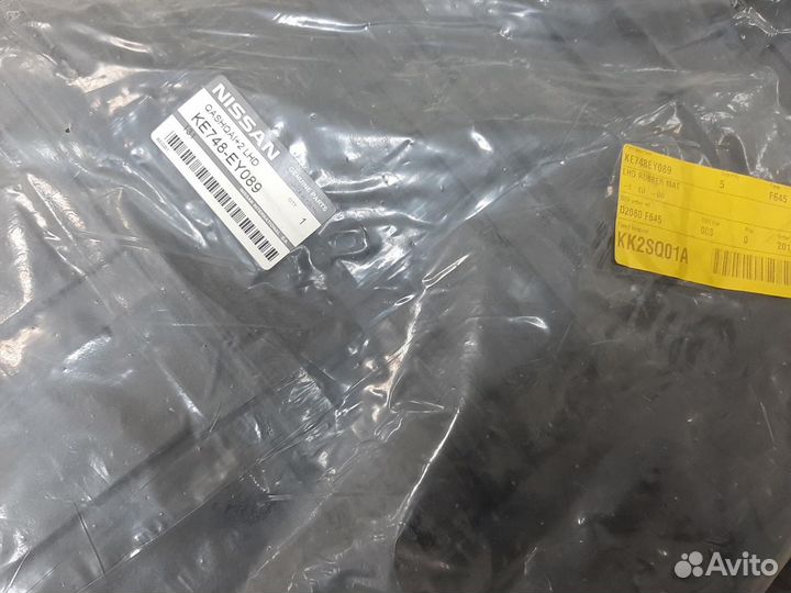 KE748EY089 - ковры В салон резиновые (перед+задн)