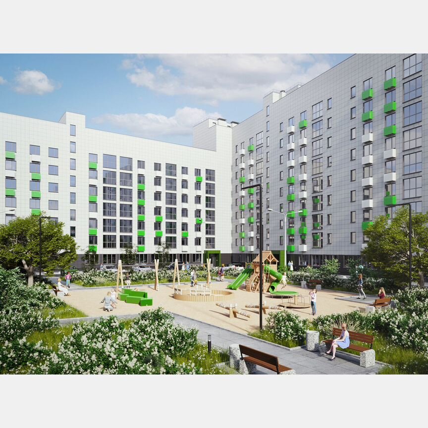 3-к. квартира, 76,3 м², 7/9 эт.