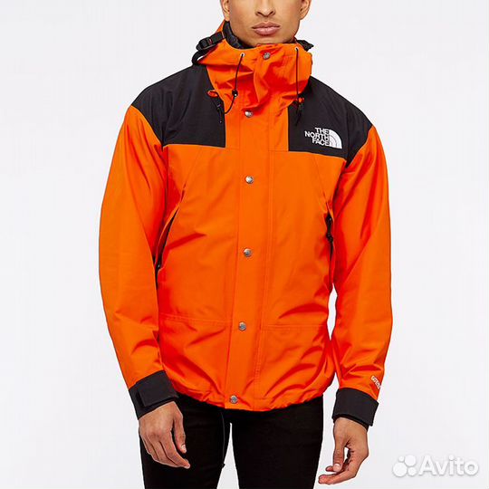 THE north face 1990 Collection Windbreaker Jackets Men Persian Orange (XL)(15)