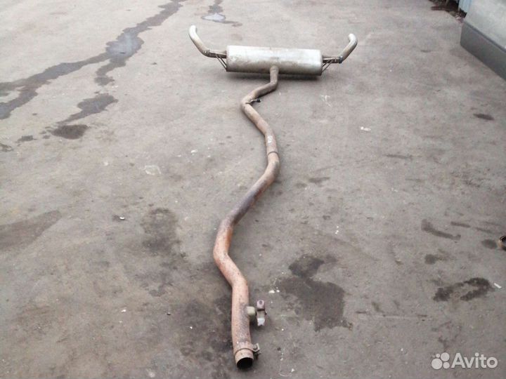 Глушитель на BMW X5E70 M57D30