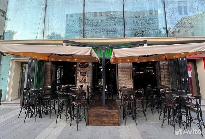 Усиленный зонт 3х3 для кафе в наличии