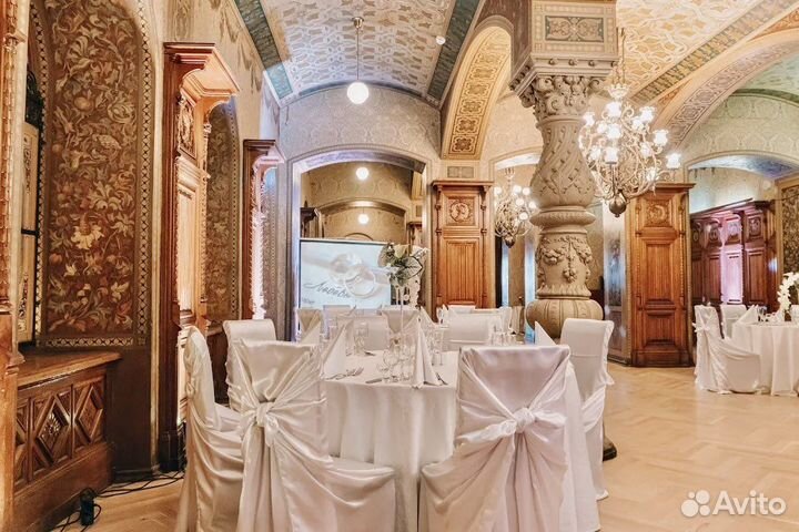 Банкетный зал во дворце, центр спб, лофт, свадьба