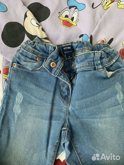 Комплект джинсы и кофта 116-120