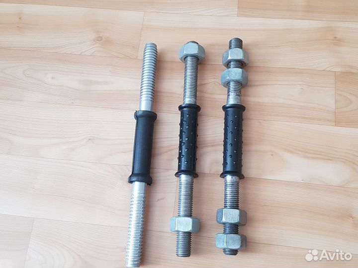 3 гантельных грифа