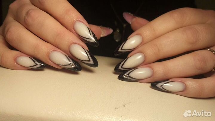 Наращивание ногтей, гель лак, укрепление