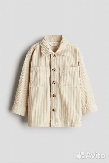 Рубашка вельветовая H&M 134