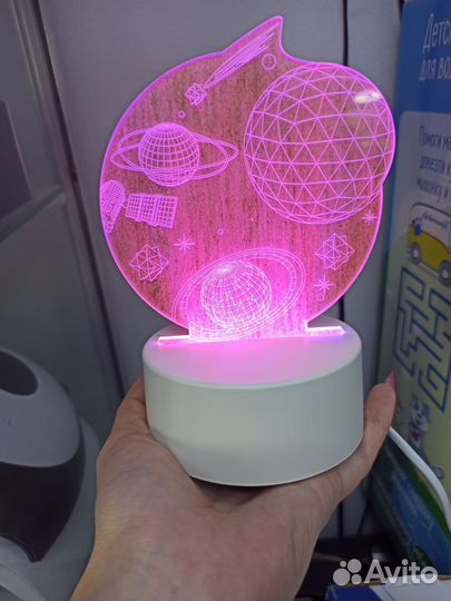3д ночник