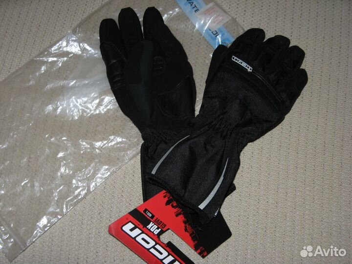 Мотоперчатки iicon. Джинсовка HD