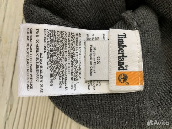 Новая Оригинальная Мужская Шапка Timberland