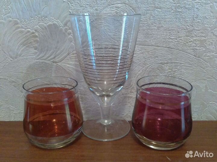 Фужеры/рюмки/стопки/стаканы/штоф/чашка Винтаж СССР