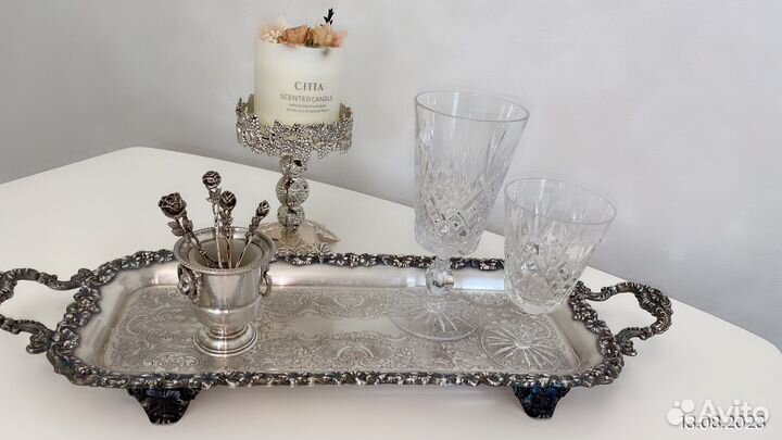 Поднос винтажный