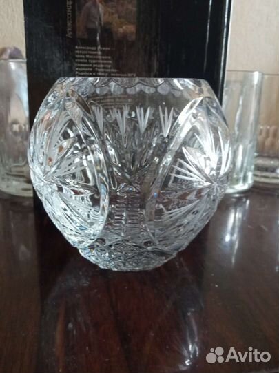 Хрустальная ваза Богемия